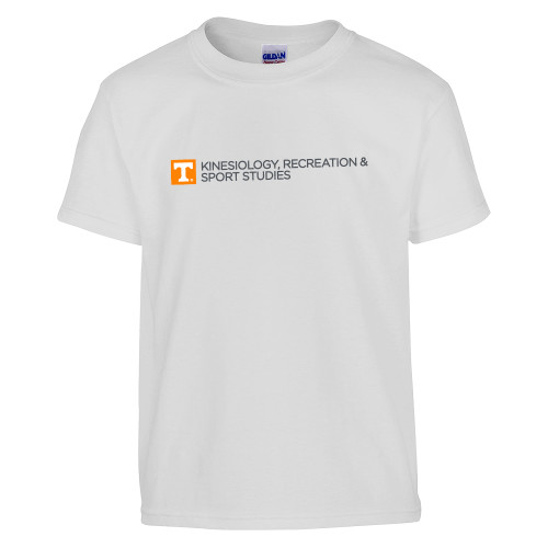  Youth White T Shirt - Kinesiology Recreation and Sport Studies