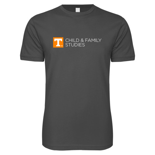  Next Level Charcoal SoftStyle T Shirt - Child and Family Studies