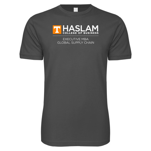  Next Level Charcoal SoftStyle T Shirt - Haslam College of Business Executive MBA Global Supply Chain Centered