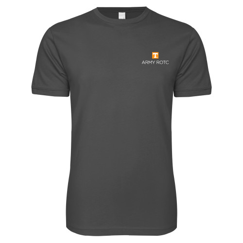  Next Level Charcoal SoftStyle T Shirt - UTK - Army ROTC Stacked