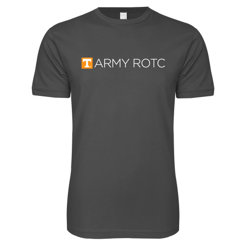  Next Level Charcoal SoftStyle T Shirt - UTK - Army ROTC Flat