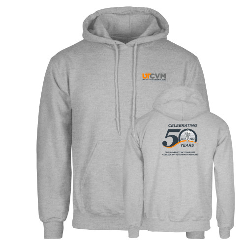  Grey Fleece Hoodie - UTCVM 50th Anniversary