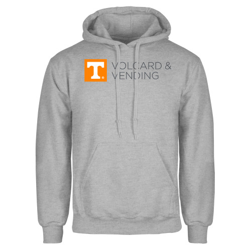  Grey Fleece Hoodie - Volcard and Vending