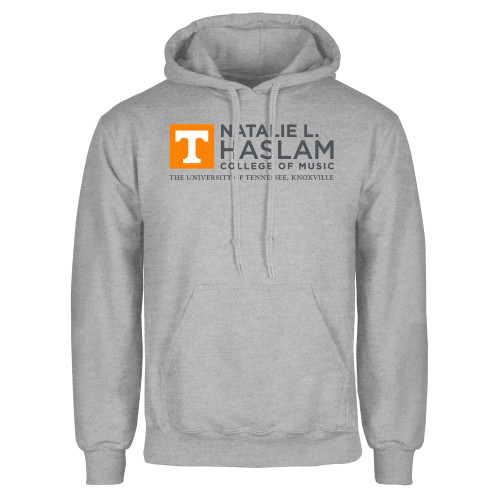  Grey Fleece Hoodie - Natalie L Haslam College of Music - UTK