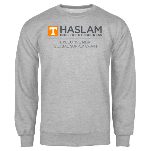  Grey Fleece Crew - Haslam College of Business Executive MBA Global Supply Chain Centered