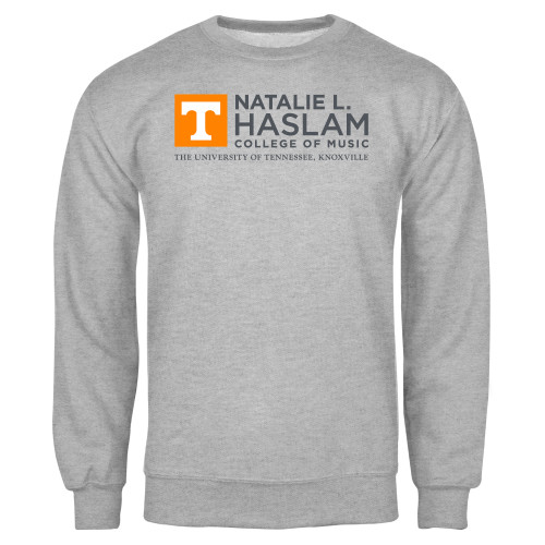  Grey Fleece Crew - Natalie L Haslam College of Music - UTK