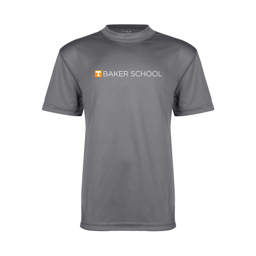  Youth Performance Grey Concrete Tee - UTK - Baker School Simplified