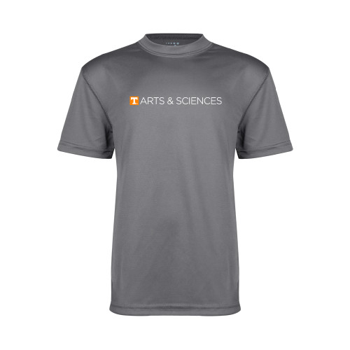  Youth Performance Grey Concrete Tee - UTK - Arts and Sciences