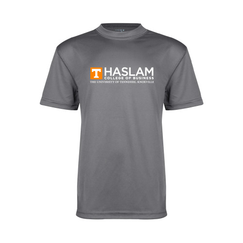  Youth Performance Grey Concrete Tee - HASLAM College of Business