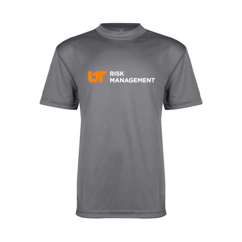  Youth Performance Grey Concrete Tee - Risk Management