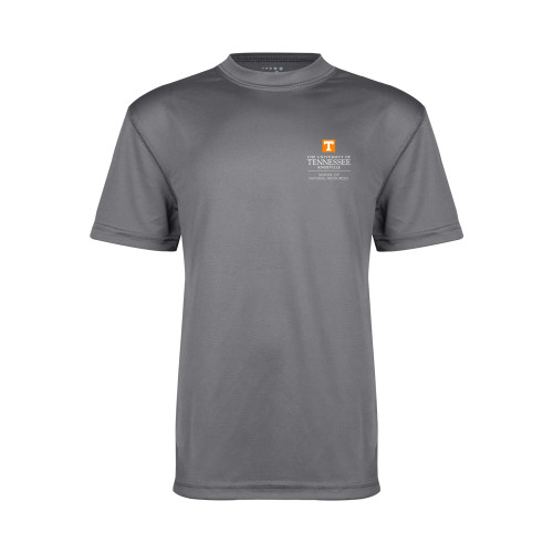  Youth Performance Grey Concrete Tee - School of Natural Resources