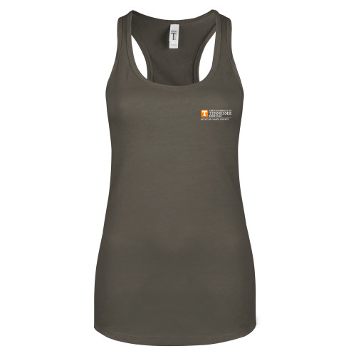  Next Level Womens Charcoal Racerback Tank  - UTK - Office of Shared Services