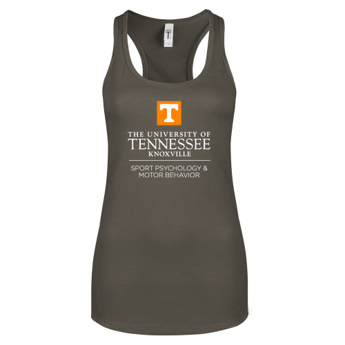  Next Level Womens Charcoal Racerback Tank  - Sport Psychology and Motor Behavior - UTK