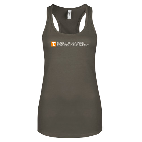 Main Image for  Next Level Womens Charcoal Racerback Tank 