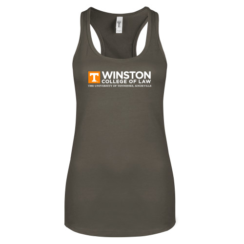 Main Image for  Next Level Womens Charcoal Racerback Tank 