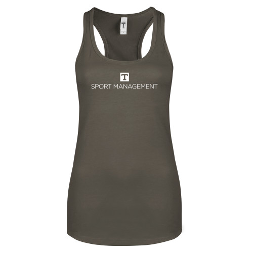 Main Image for  Next Level Womens Charcoal Racerback Tank 