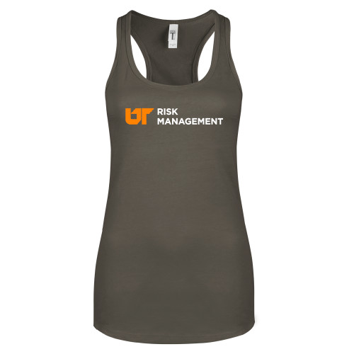  Next Level Womens Charcoal Racerback Tank - Risk Management