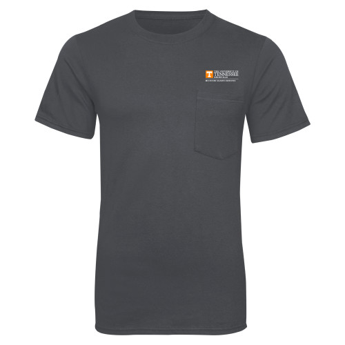  Charcoal T Shirt w/Pocket - UTK - Office of Shared Services