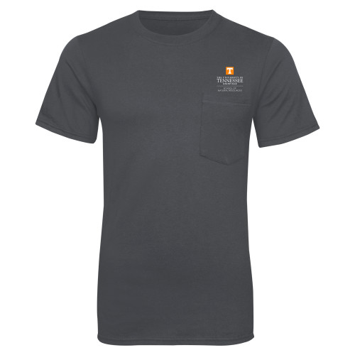  Charcoal T Shirt w/Pocket - School of Natural Resources