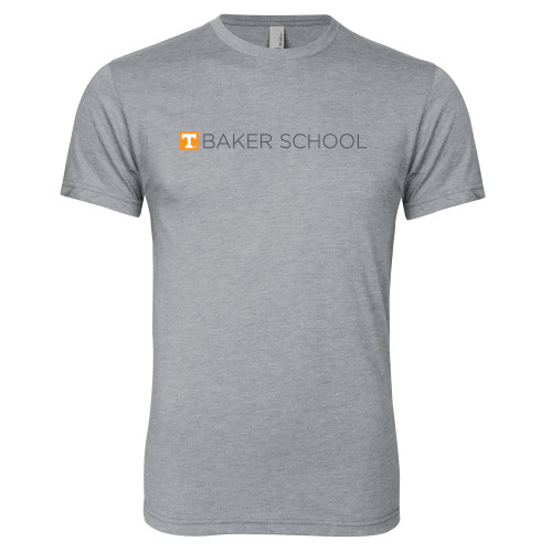  Next Level Heather Grey Triblend Tee - UTK - Baker School Simplified