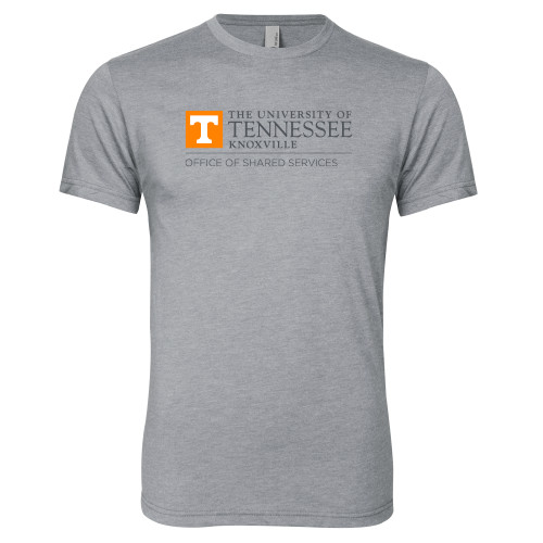  Next Level Heather Grey Triblend Tee - UTK - Office of Shared Services