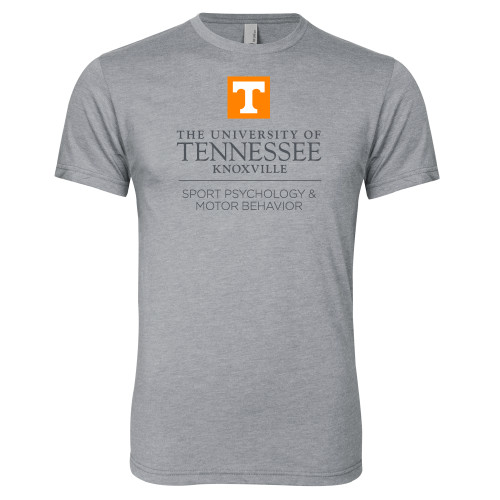  Next Level Heather Grey Triblend Tee - Sport Psychology and Motor Behavior - UTK