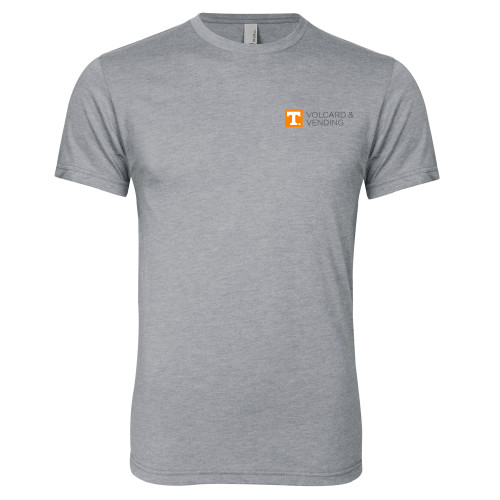  Next Level Heather Grey Triblend Tee - Volcard and Vending