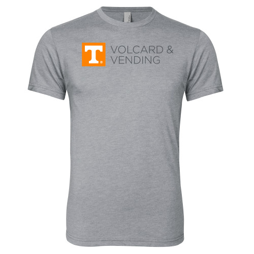  Next Level Heather Grey Triblend Tee - Volcard and Vending