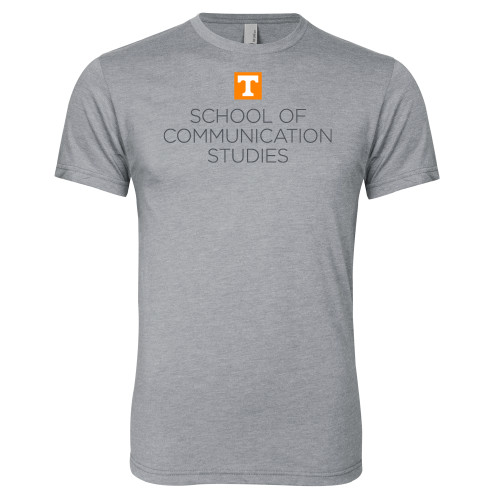  Next Level Heather Grey Triblend Tee - School of Communication Studies