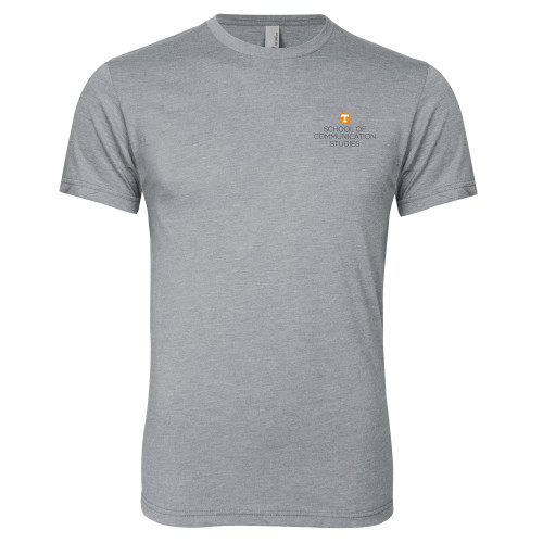  Next Level Heather Grey Triblend Tee - School of Communication Studies