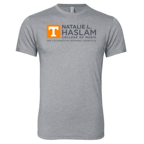  Next Level Heather Grey Triblend Tee - Natalie L Haslam College of Music - UTK