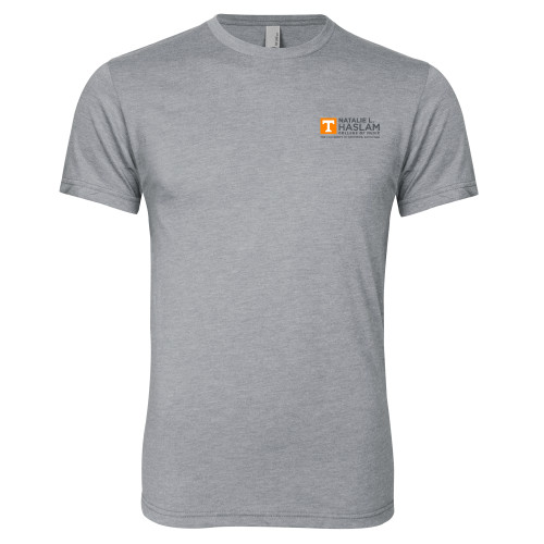  Next Level Heather Grey Triblend Tee - Natalie L Haslam College of Music - UTK