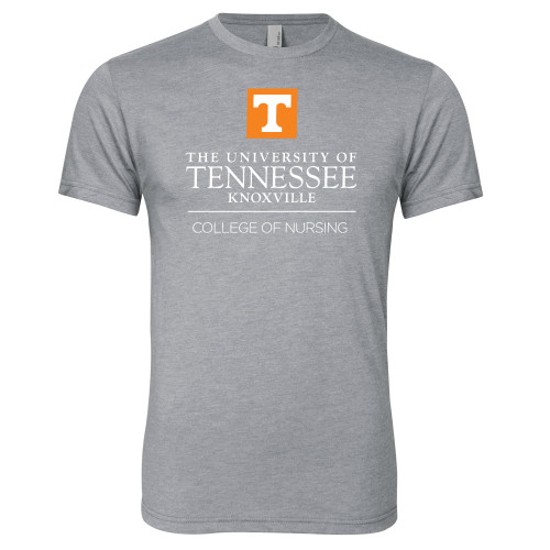  Next Level Heather Grey Triblend Tee - College of Nursing