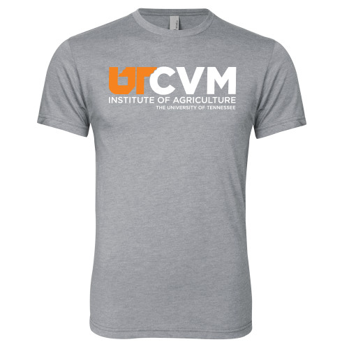  Next Level Heather Grey Triblend Tee - College of Veterinary Medicine