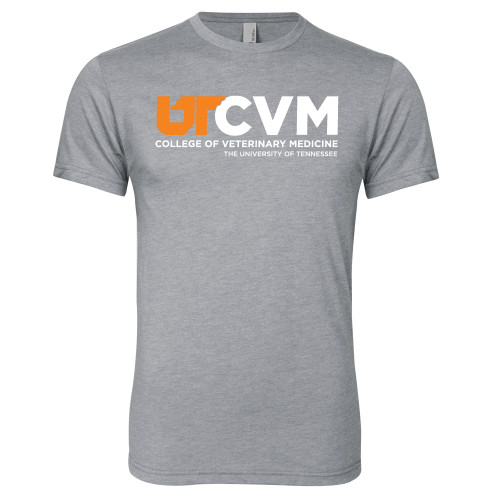  Next Level Heather Grey Triblend Tee - CVM - College of Veterinary Medicine