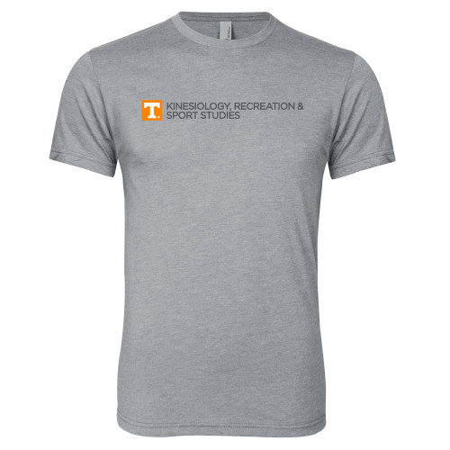  Next Level Heather Grey Triblend Tee - Kinesiology Recreation and Sport Studies