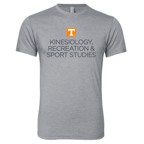  Next Level Heather Grey Triblend Tee - Kinesiology Recreation and Sport Studies