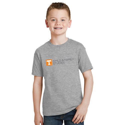  Youth Grey T Shirt - Child and Family Studies