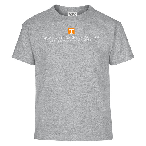  Youth Grey T Shirt - UTK - Baker School of Public Policy and Public Affairs