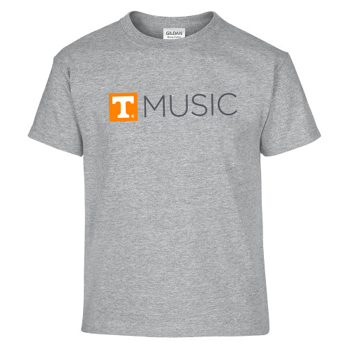  Youth Grey T Shirt - UT Knoxville Music