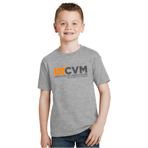  Youth Grey T Shirt - College of Veterinary Medicine