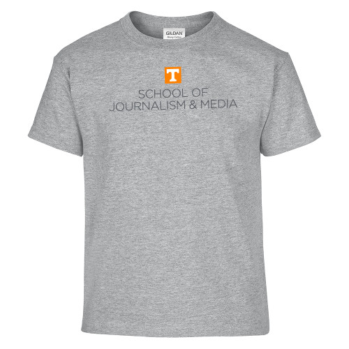  Youth Grey T Shirt - UT Knoxville School of Journalism and Media