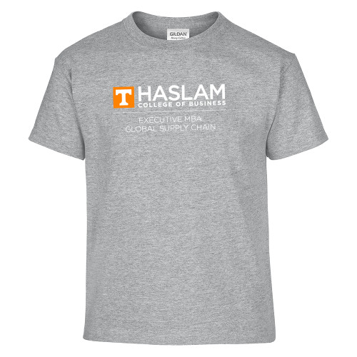  Youth Grey T Shirt - Haslam College of Business Executive MBA Global Supply Chain Centered