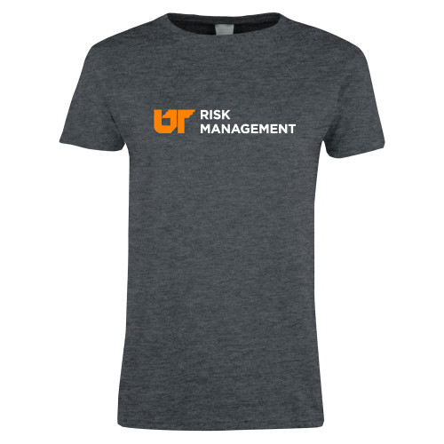  Womens Dark Heather Short Sleeve Tee - Risk Management