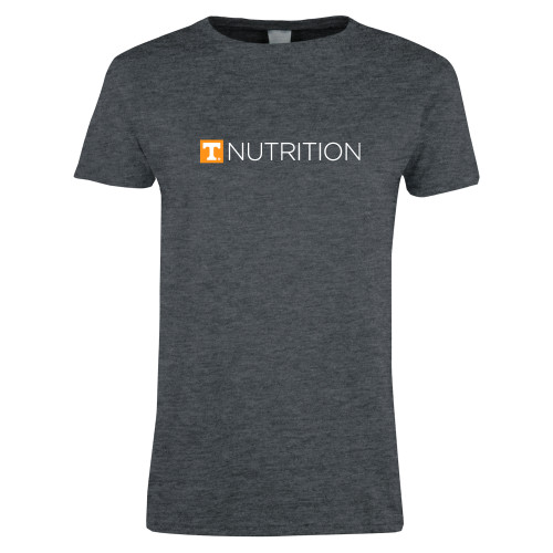  Womens Dark Heather Short Sleeve Tee - UTK - Nutrition Simplified