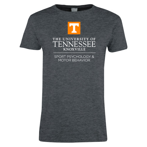  Womens Dark Heather Short Sleeve Tee - Sport Psychology and Motor Behavior - UTK