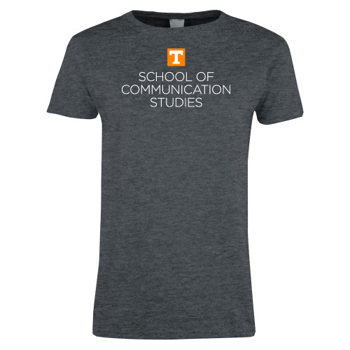  Womens Dark Heather Short Sleeve Tee - School of Communication Studies
