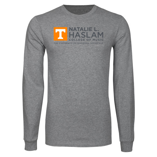  Grey Long Sleeve T Shirt - Natalie L Haslam College of Music - UTK