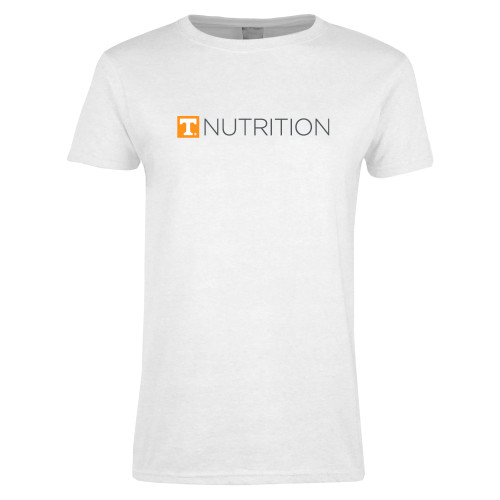  Womens White Short Sleeve Tee - UTK - Nutrition Simplified