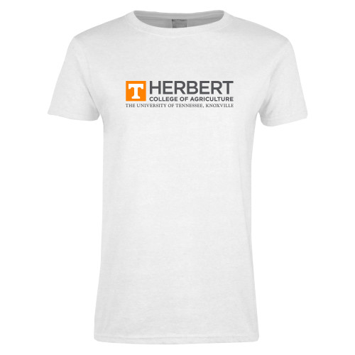  Womens White Short Sleeve Tee - HERBERT College of Agriculture